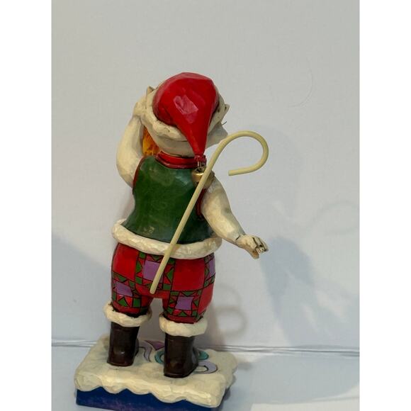 Jim Shore*SANTA CAT with FISH*New*NIB*Catch the Christmas  Jim Shore Heartwood 2012 CATCH THE CHRISTMAS SPIRIT Cat with Fish #4027766